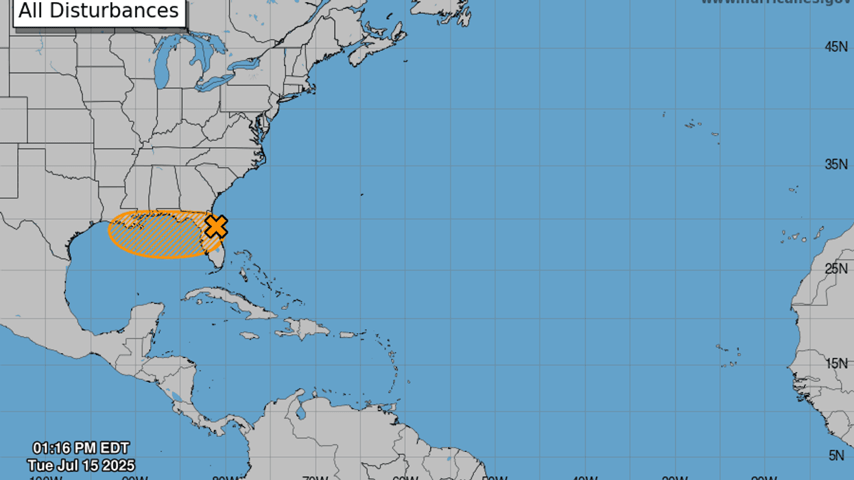 Flood watch issued as tropical disturbance maintains medium chance of development
