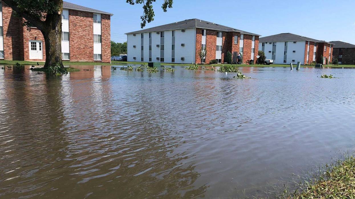Flooding along Robinson Street in Town of Lockport. July 21, 2021