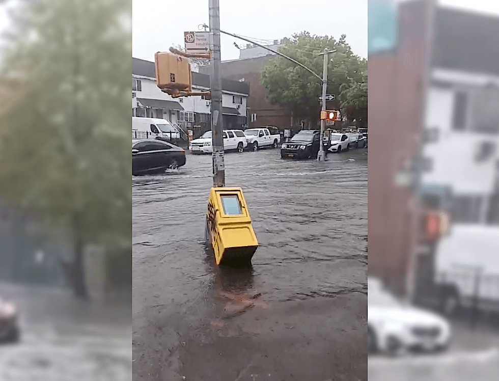 Flooding in Bushwick on Sunday