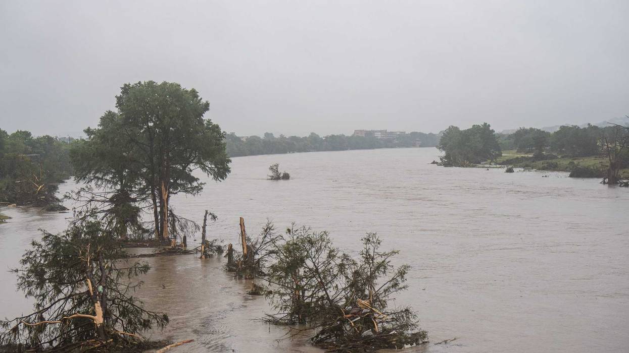 Flooding in Central Texas along Guadalupe River