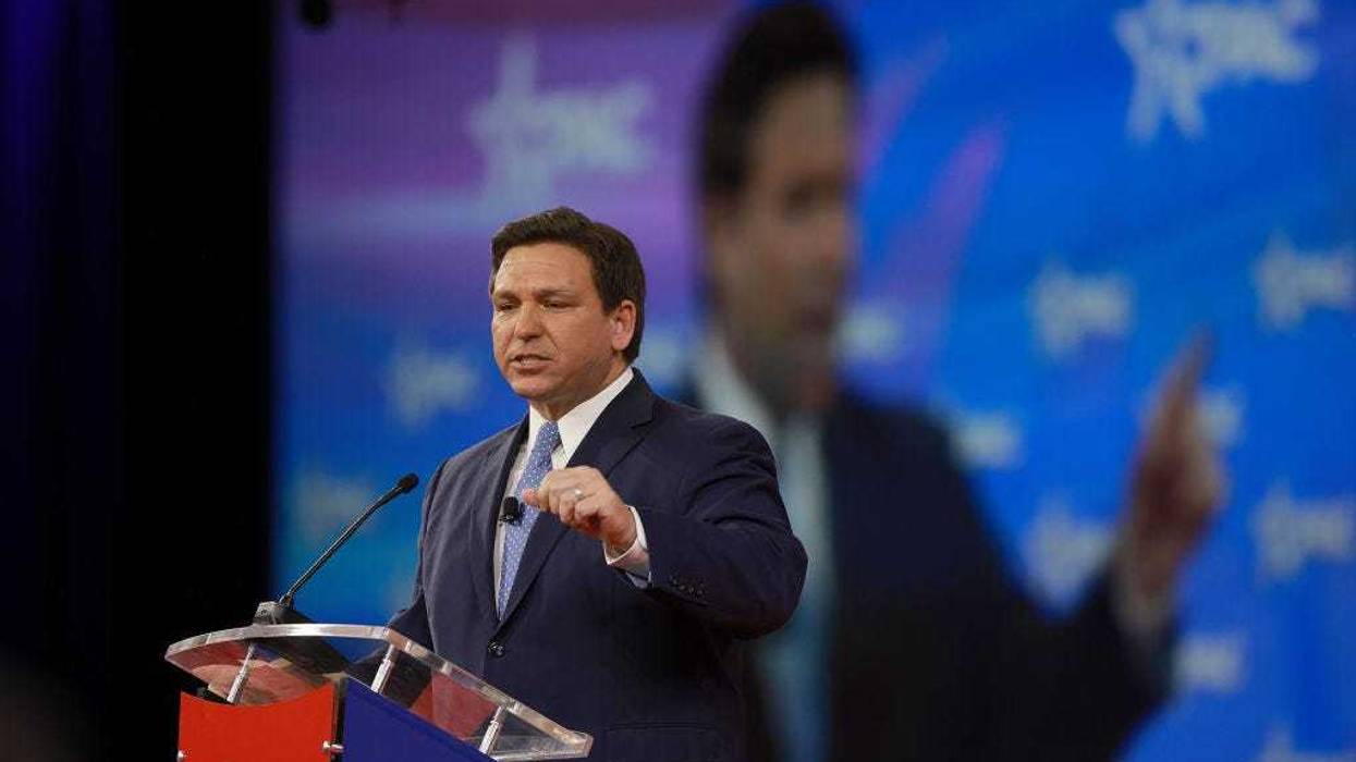 Florida Gov. Ron DeSantis speaks at the Conservative Political Action Conference (CPAC) at The Rosen Shingle Creek on February 24, 2022 in Orlando, Florida.