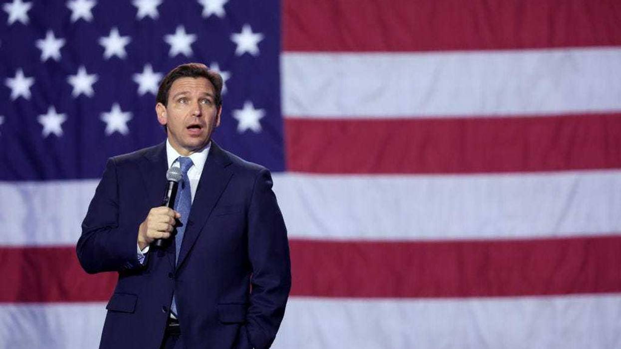 Florida Gov. Ron DeSantis speaks to Iowa voters on March 10, 2023 in Des Moines, Iowa. DeSantis, who is widely expected to seek the 2024 Republican nomination for president, is one of several Republican leaders visiting the state this month.