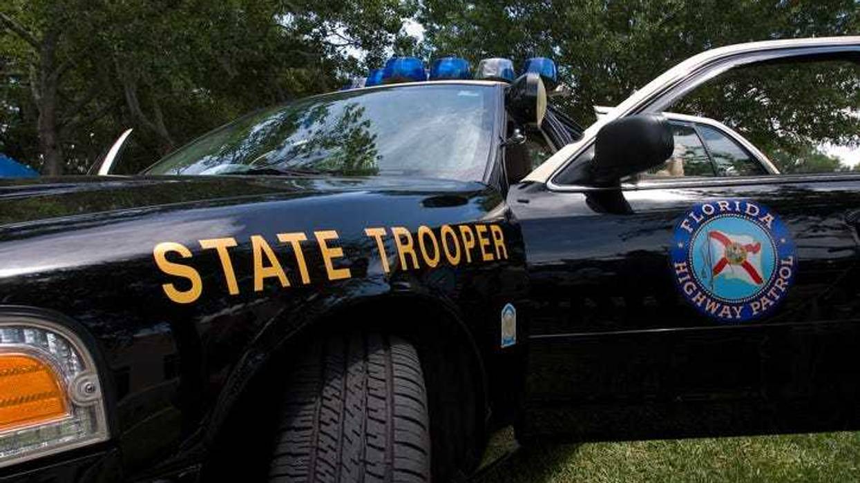 Florida Highway Patrol car.