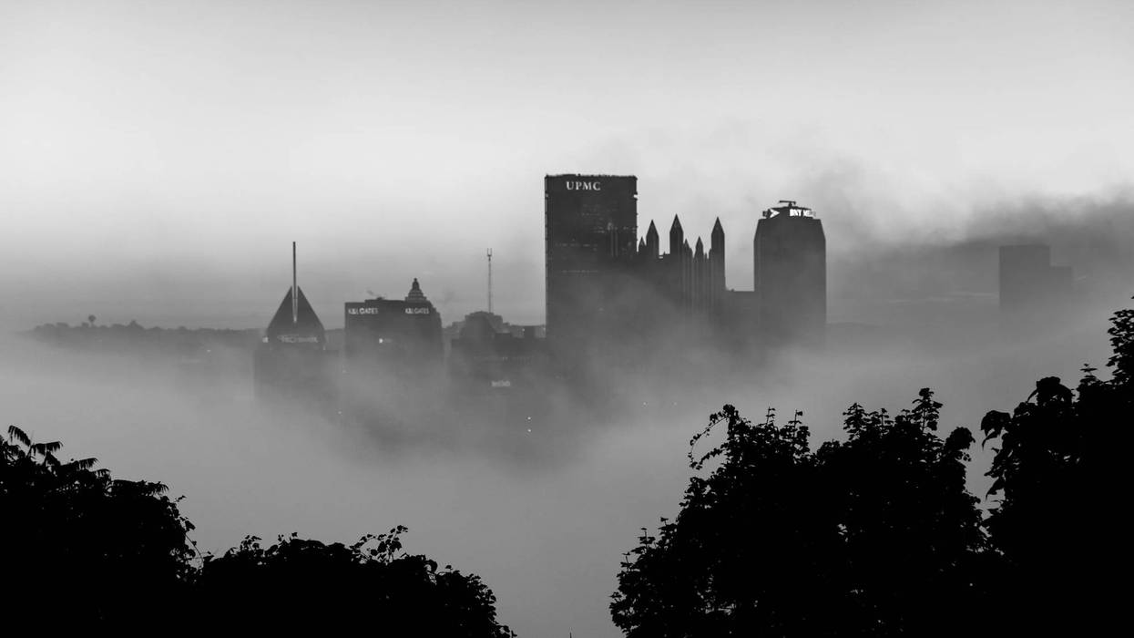 Foggy Pittsburgh morning