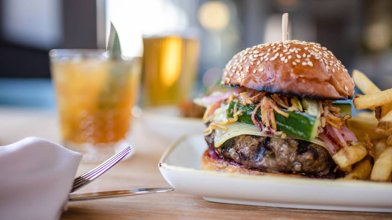 Food and drinks at Lola's Garden, which is participating in Ardmore Restaurant Week.