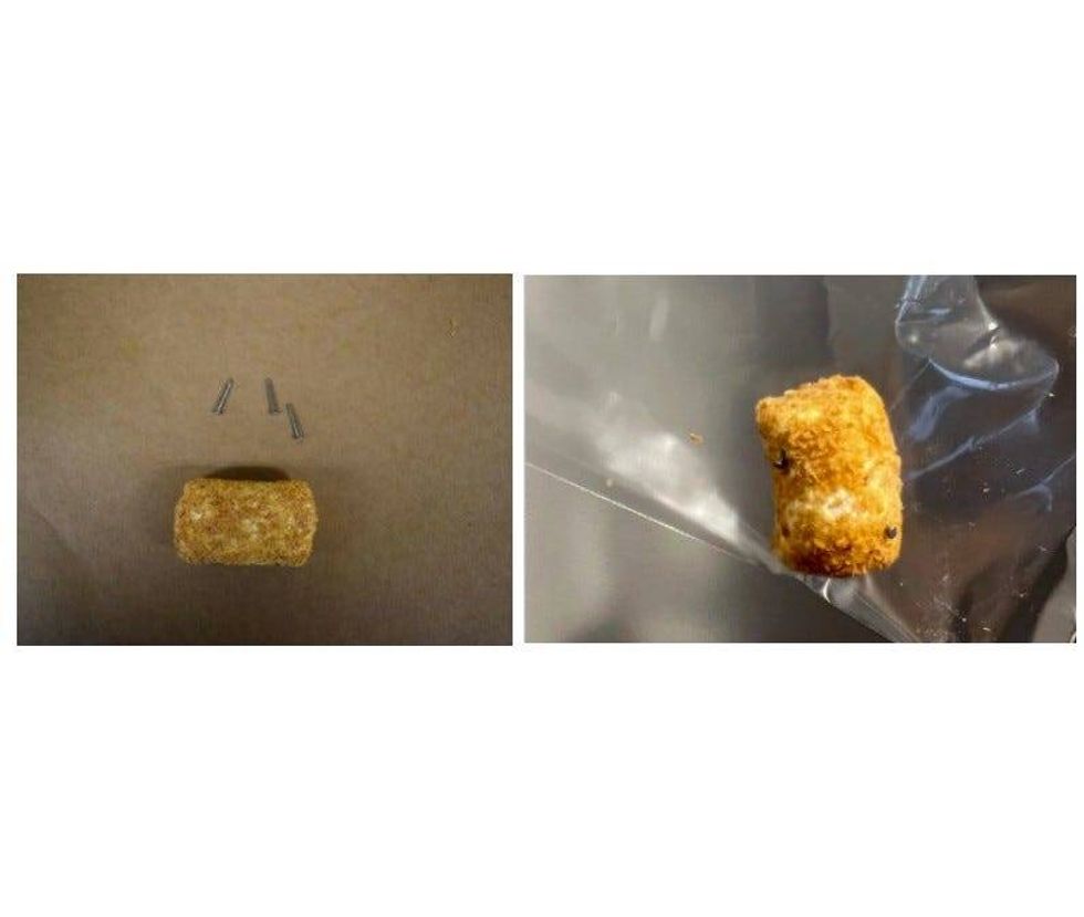 Food with nails