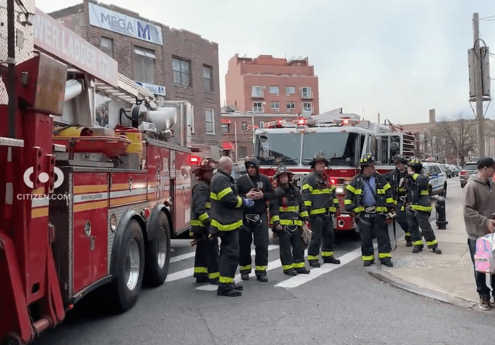 Footage posted to Citizen App from the Avenue N subway station in Brooklyn, where officials responded to a teenager