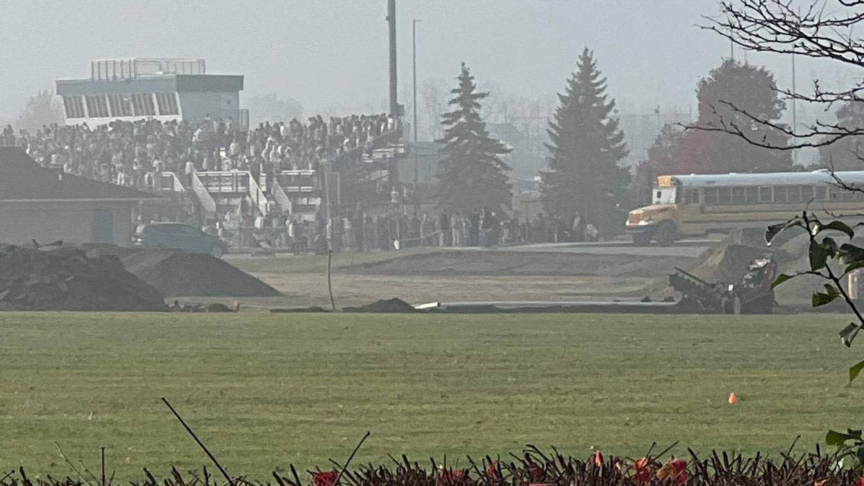 For the third time in two weeks, a threat was found at South Lyon High School, prompting the evacuation of staff and students on Thursday morning.