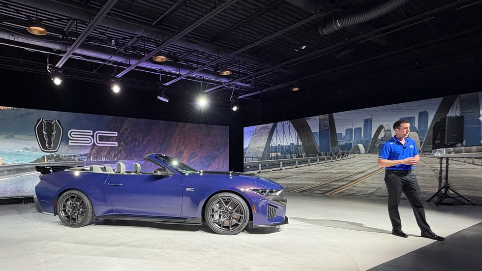 Ford Mustang Dark Horse SC Convertible has 795 horsepower