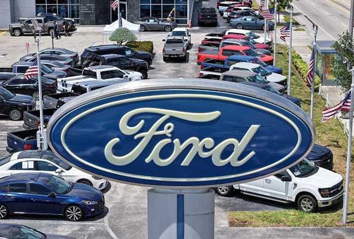 Ford vehicles on lot