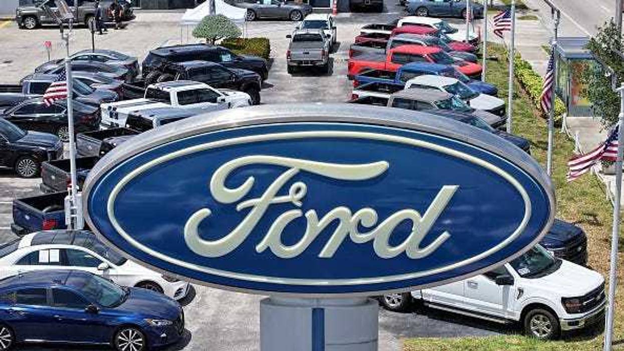 Ford vehicles on lot