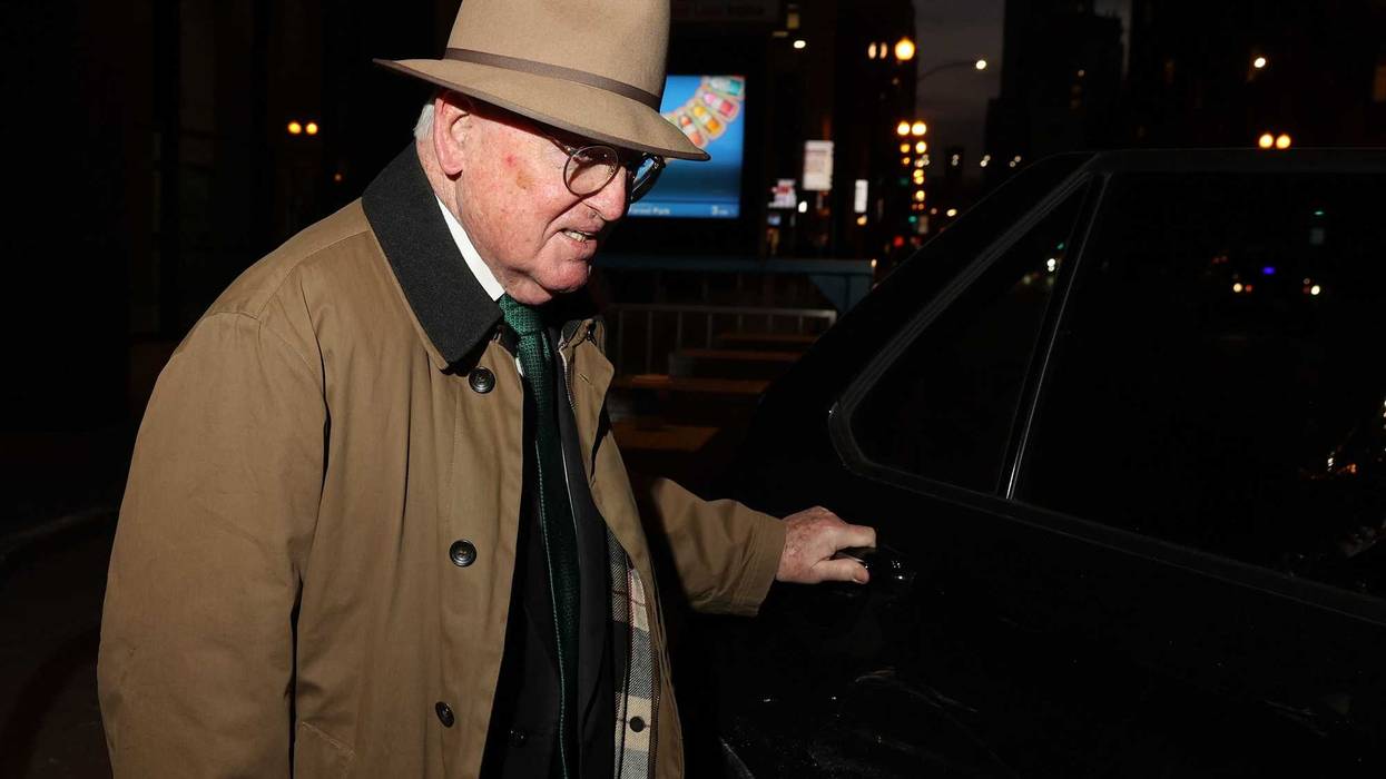 Former 14th Ward Ald. Ed Burke gets into an awaiting vehicle after attending his corruption trial at the Dirksen U.S. Courthouse Tuesday, Nov. 28, 2023, in Chicago.