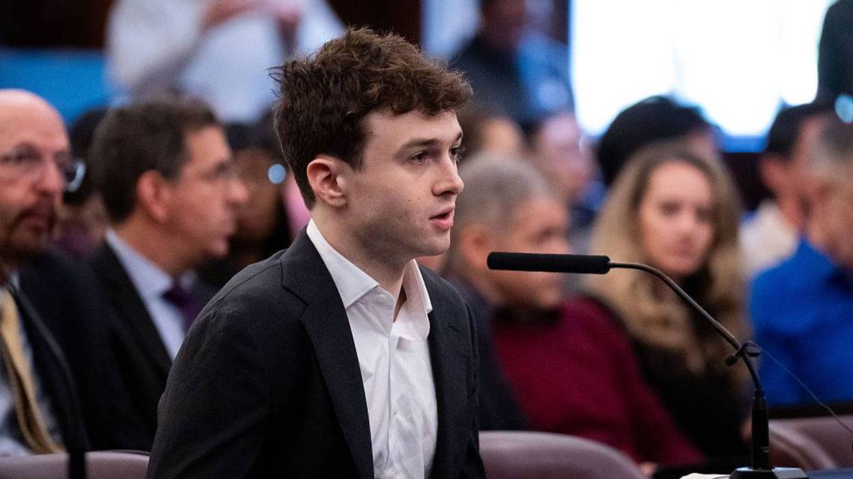 Former Anthropic researcher Jacob Coxon testifies during a New York City Council Committee hearing on the risks and regulation of artificial intelligence at City Hall on October 5, 2026 in New York City. Top executives from OpenAI, Anthropic, Google, and Meta are testifying under oath today at an NYC Council Committee of the Whole Hearing, to address artificial intelligence safety risks and proposed municipal regulations.