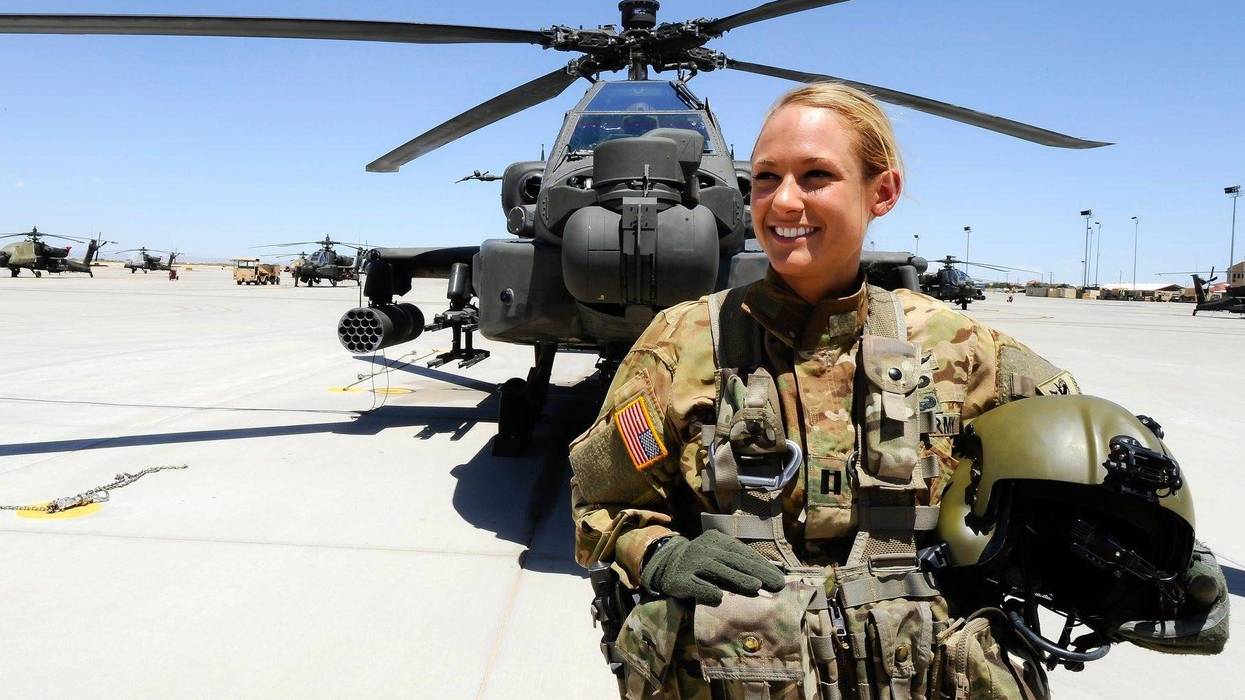 Former Army Capt. Lindsey Chrismon piloted both the AH-64 Apache and the MH-6 Little Bird. She earned a Master of Business Administration from Harvard Business School in May