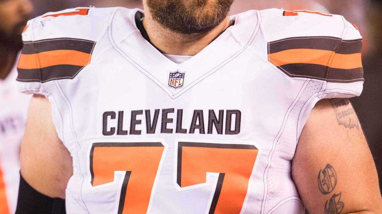 Former Cleveland Browns guard John Greco