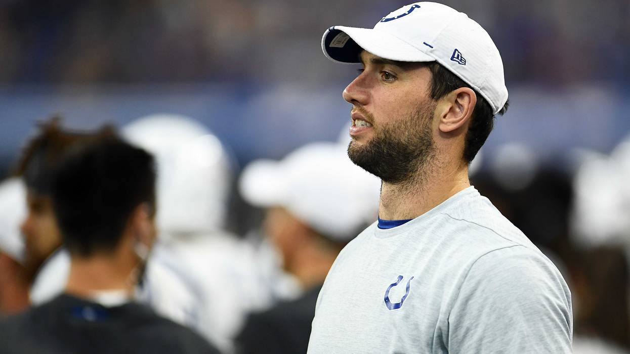 Former Colts quarterback Andrew Luck.
