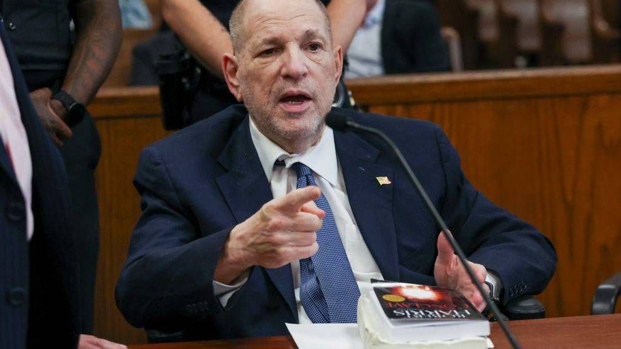 Former film producer Harvey Weinstein appears in court in New York on October 23, 2024 in New York City.