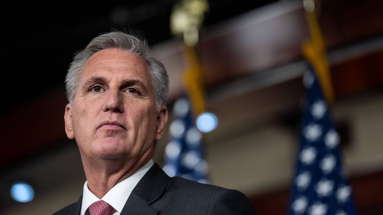 Former House speaker Kevin McCarthy (R-Calif.) speaks during a news conference on Nov. 3, 2021, in Washington, D.C.