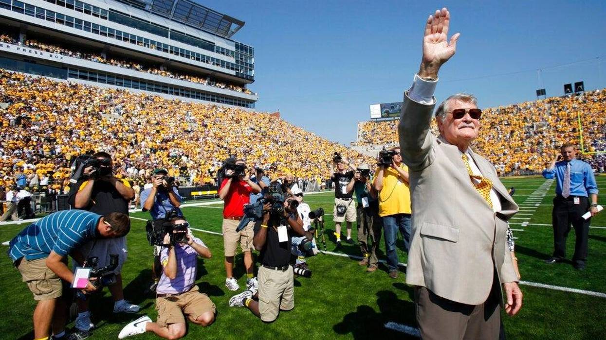 former Iowa football coach Hayden Fry