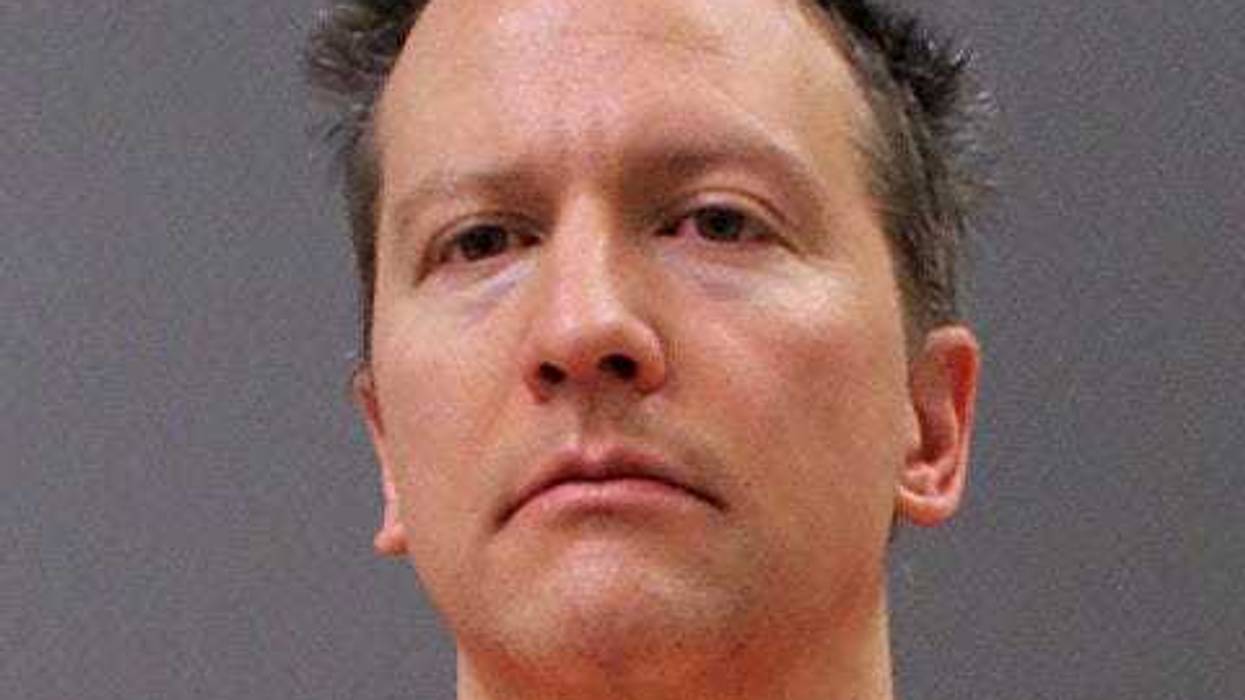 Former Minneapolis police officer Derek Chauvin poses for a booking photo after his conviction April 21, 2021, in Minneapolis, Minnesota.