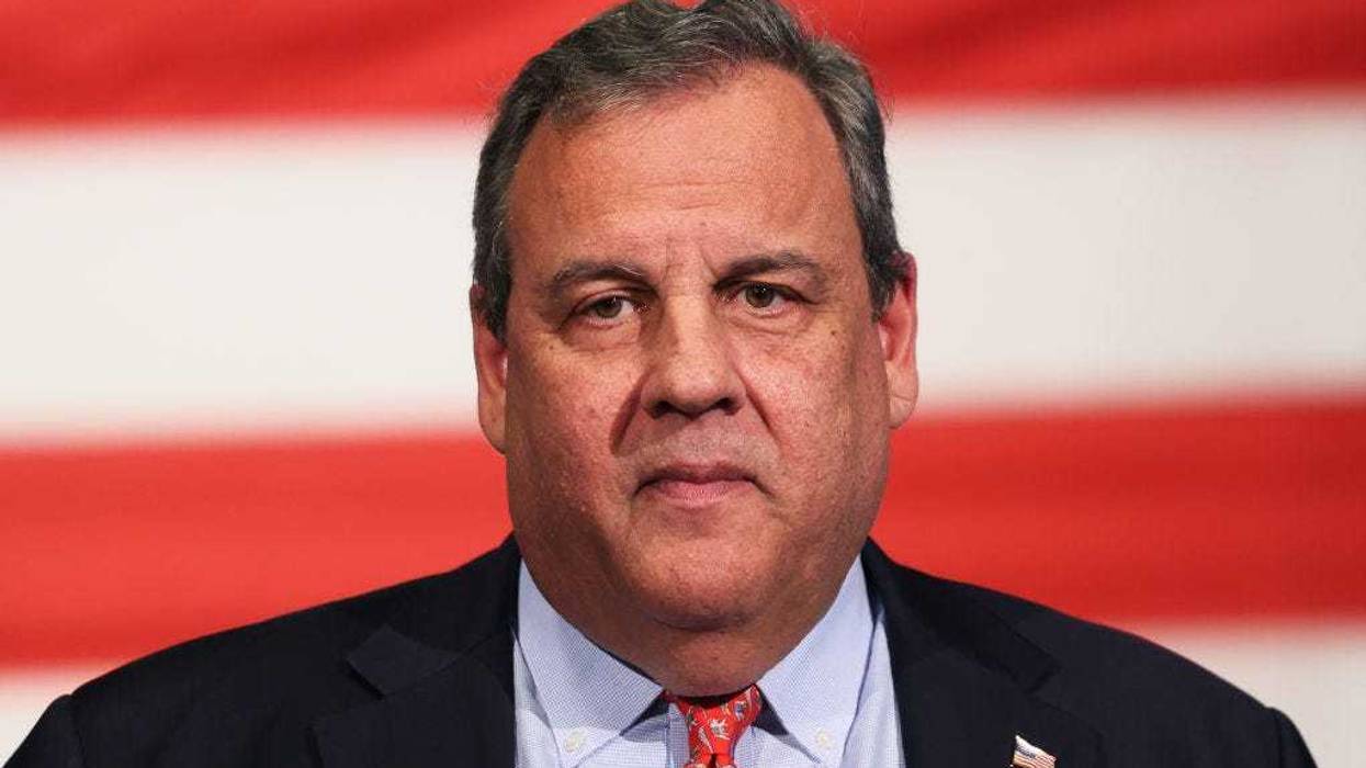 Former New Jersey Gov. Chris Christie speaks at a town-hall-style event at the New Hampshire Institute of Politics at Saint Anselm College on June 06, 2023 in Manchester, New Hampshire. Christie, who filed paperwork earlier in the day that he would seek the 2024 Republican nomination, announced his candidacy at the event. Christie took aim at early frontrunner, former President Donald Trump, declaring that Trump had not delivered on a number of promises and saying his actions leading up to the January 6, 2021 insurrection at the U.S. Capitol had crossed a line. It is Christie's second run for president. (Photo by Michael M. Santiago/Getty Images)