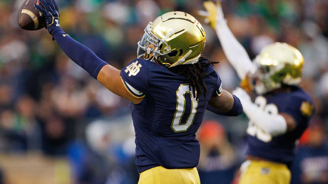 Former Notre Dame & now Atlanta Falcons safety Xavier Watts
