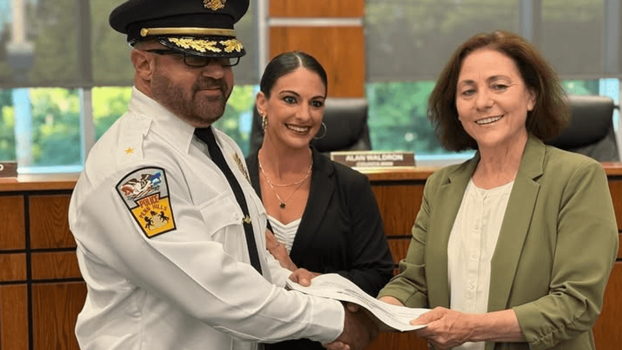 Former Penn Hills Police Chief Jason Bonace during his swearing in