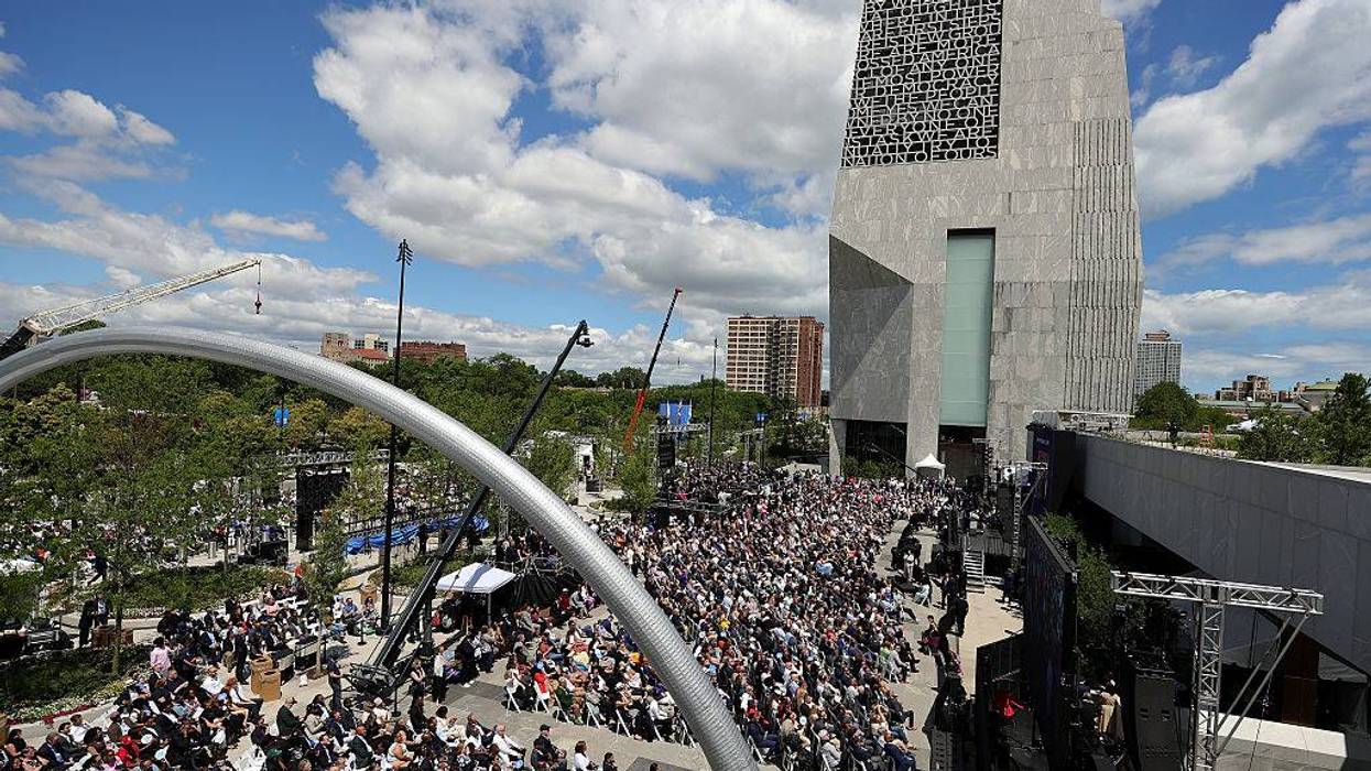 Former Presidents Gather For The Obama Presidential Center Dedication Ceremony