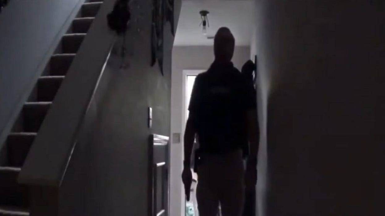 Former state worker Rebekah Jones posted video of agents raiding her home