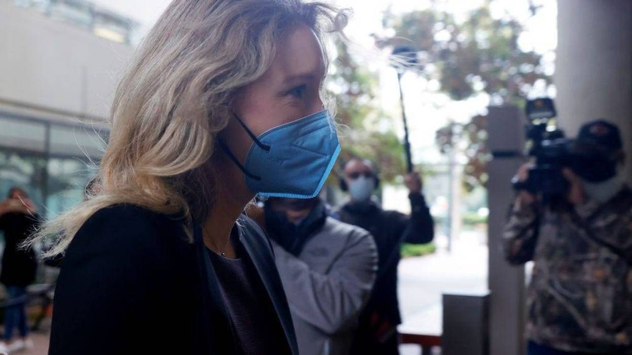 Former Theranos founder and CEO Elizabeth Holmes arrives for court at the Robert F. Peckham Federal Building September 17, 2021 in San Jose, California.