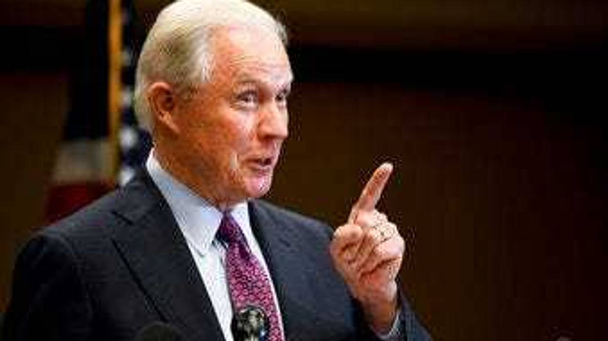 Former U.S. Attorney General Jeff Sessions delivers his concession speech after results are announced in the Alabama GOP primary runoff election, Tuesday, July 14, 2020, in Mobile, Ala. (AP Photo/Julie Bennett)