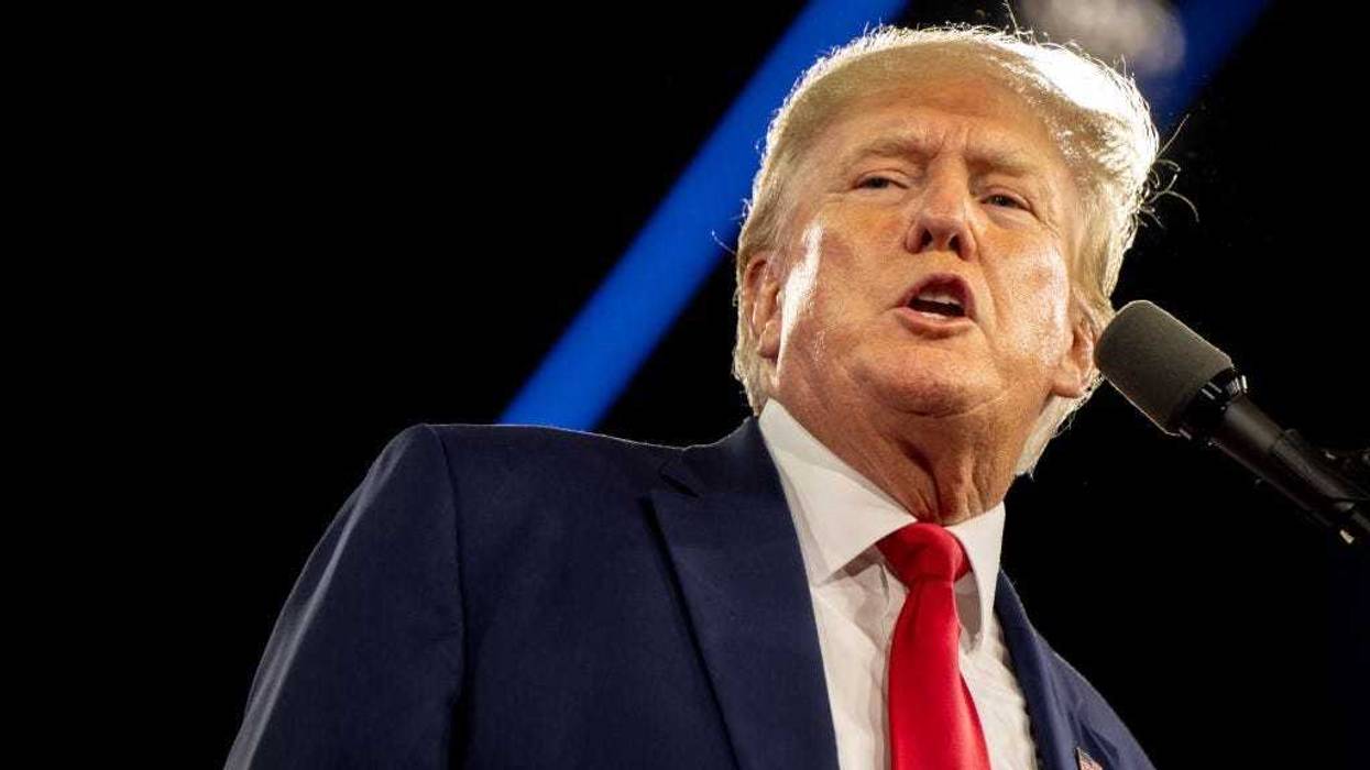 Former U.S. President Donald Trump speaks at the Conservative Political Action Conference CPAC held at the Hilton Anatole on August 06, 2022 in Dallas, Texas.