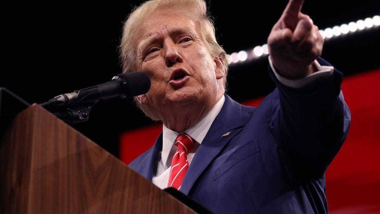 Former U.S. President Donald Trump speaks during the NRA ILA Leadership Forum at the National Rifle Association (NRA) Annual Meeting & Exhibits at the Kay Bailey Hutchison Convention Center on May 18, 2024 in Dallas, Texas.
