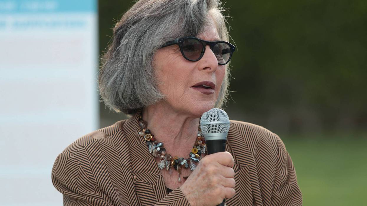 Former U.S. Senator Barbara Boxer speaks at a campaign kickoff event for Palm Springs City Councilmember Geoff Kors, Palm Springs, Calif., March 30, 2019.