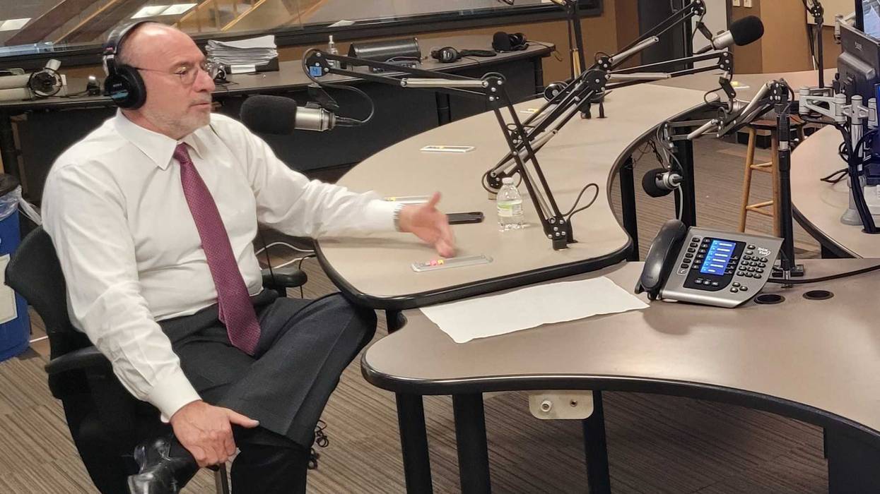 Former United States Attorney for Minnesota, Andrew Luger, in the WCCO Radio studios with Chad Hartman on Tuesday, May 6, 2025.