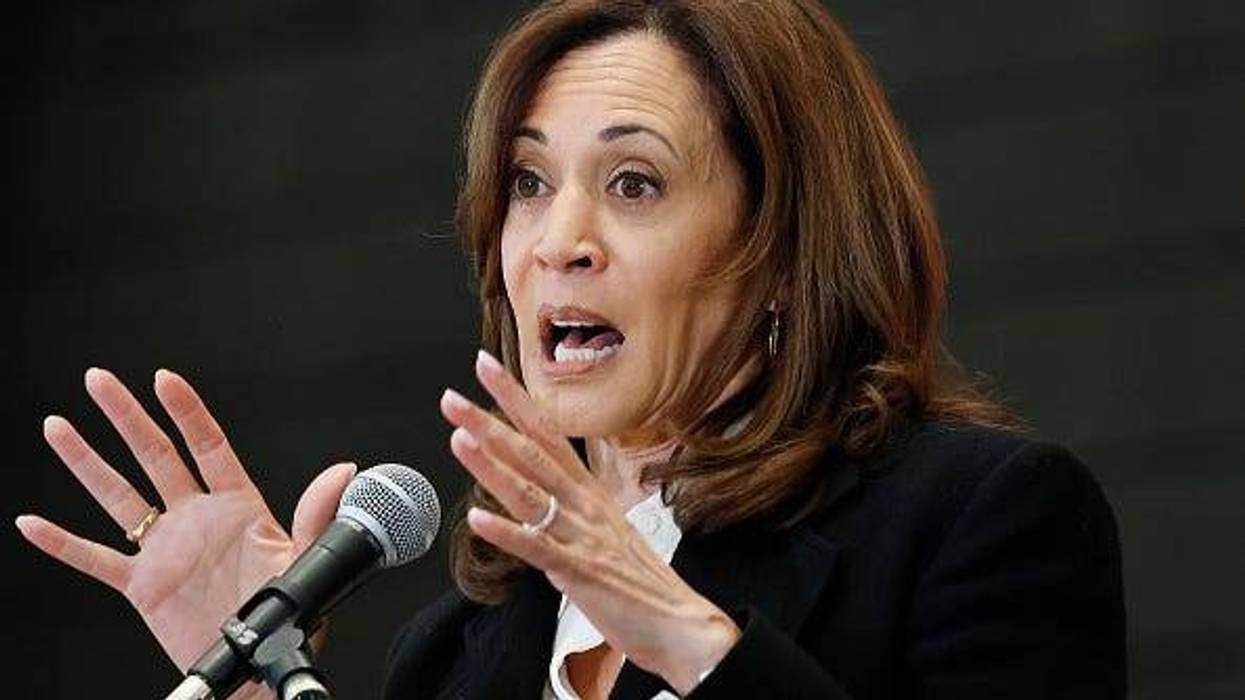 Former Vice President Kamala Harris speaks at the State of the People POWER Tour opening ceremony on June 6, 2025 in Los Angeles, California. The ten city State of the People POWER Tour is a national campaign aimed at ‘uniting Black communities through healing, direct relief, and power building.’ (Photo by Mario Tama/Getty Images)