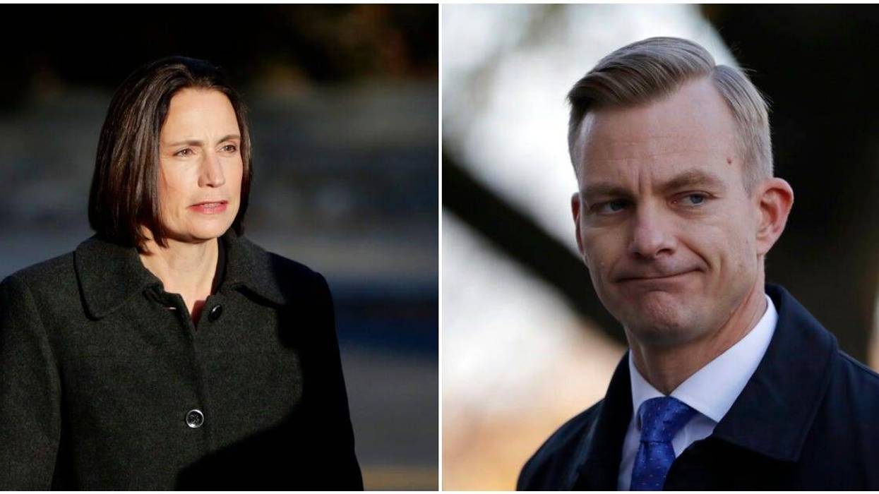 Former White House national security aide Fiona Hill arrives to testify before the House Intelligence Committee on Capitol Hill in Washington,