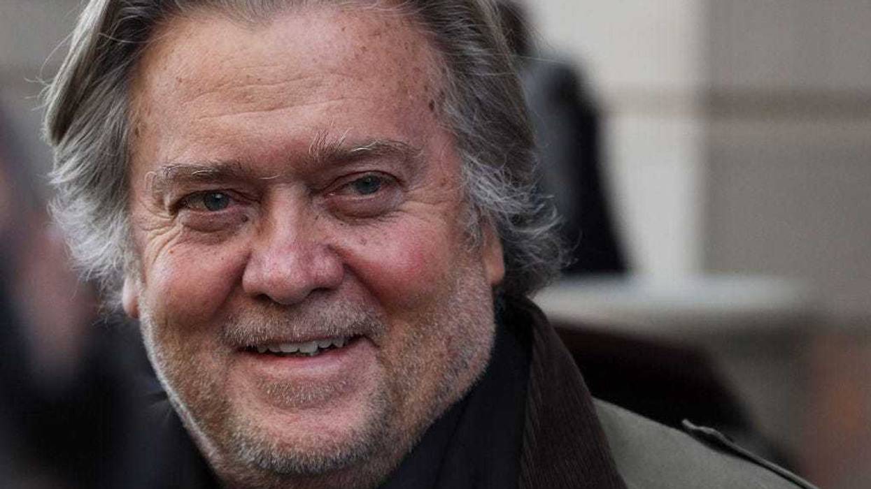 Former White House senior counselor to President Donald Trump Steve Bannon leaves the E. Barrett Prettyman United States Courthouse after he testified at the Roger Stone trial November 8, 2019 in Washington, DC. Stone has been charged with lying to Congress and witness tampering. (Photo by Alex Wong/Getty Images)