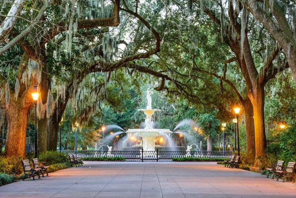 Forsyth Fountain in Savannah GA