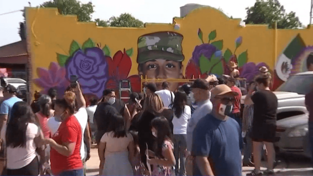 Fort Worth Mural Honors Fallen Soldier