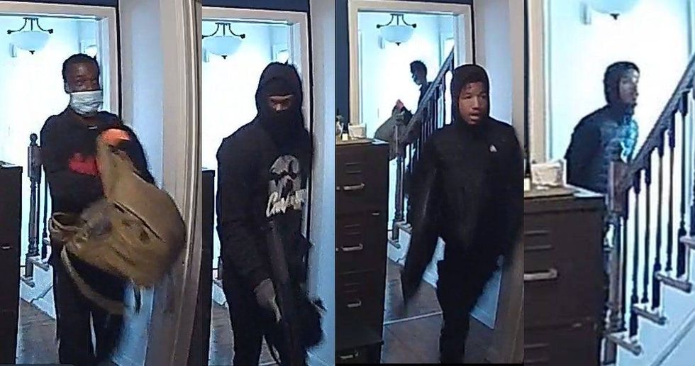 Four suspects wanted in home invasion on Detroit