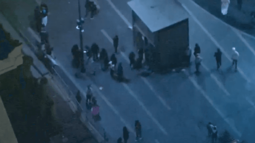 Four teenagers were arrested on Wednesday night, including two 13-year-olds, a 15-year-old and a 17-year-old.