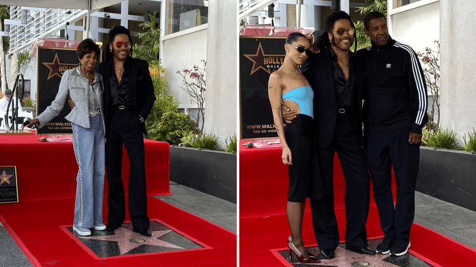 Four-time Grammy winner Lenny Kravitz gets Walk of Fame star