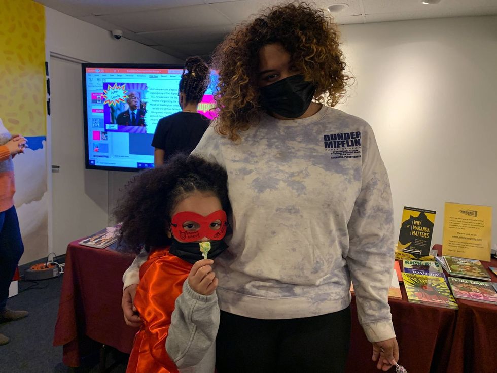 Franchesca Williams (right) and her daughter, Eevee Romero, attended the National Liberty Museum