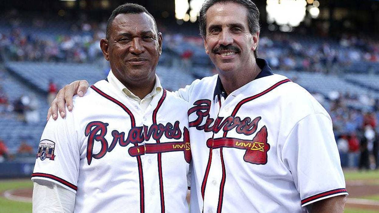 Francisco Cabrera and Sid Bream