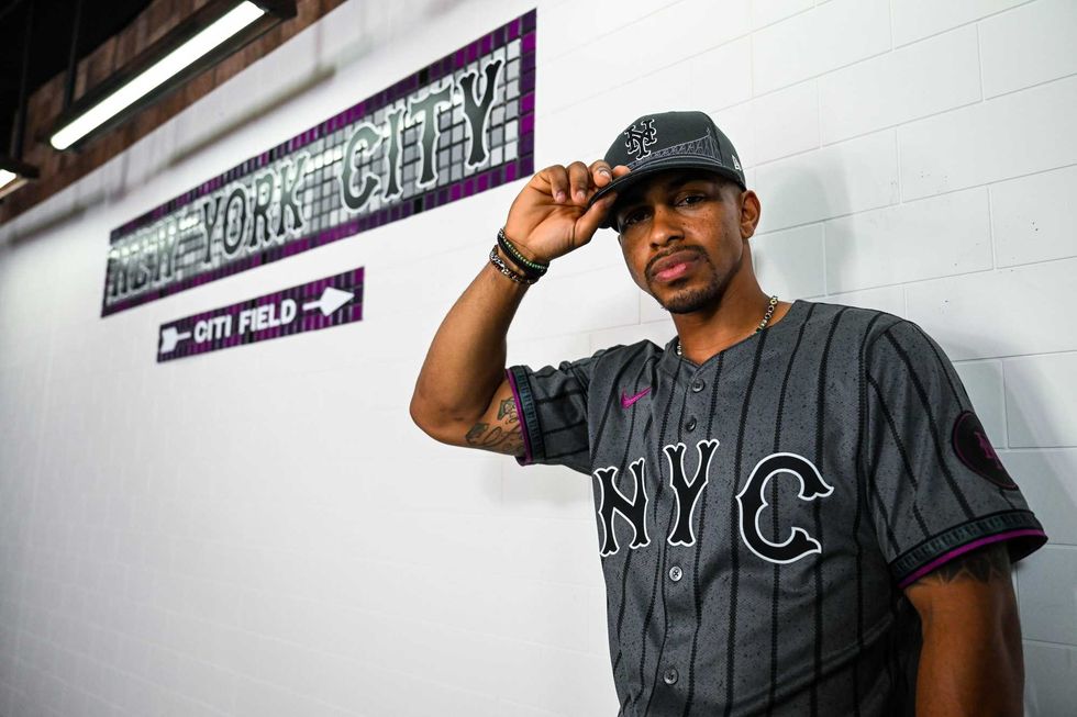 Francisco Lindor in the jersey