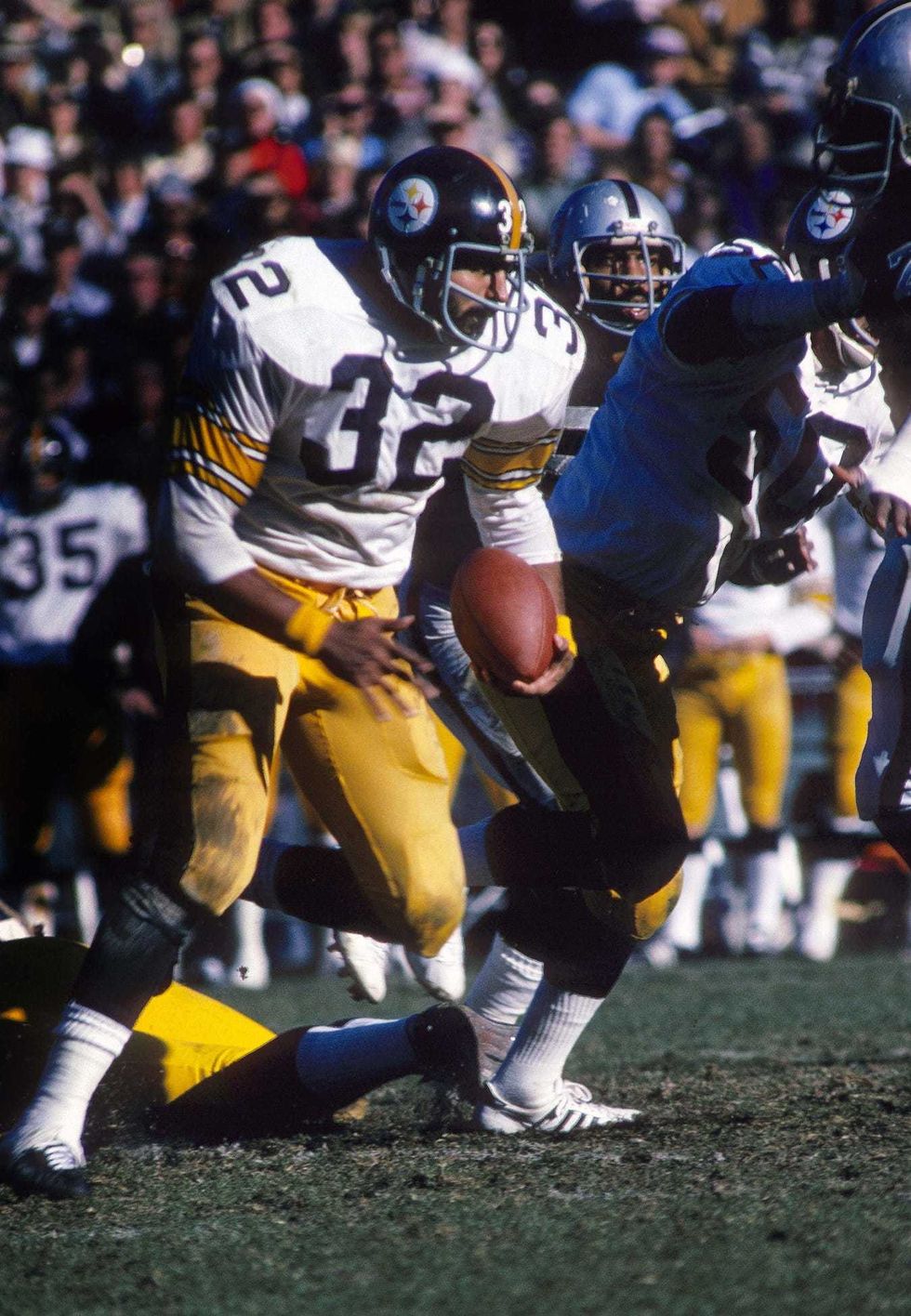 Franco Harris running vs Oakland