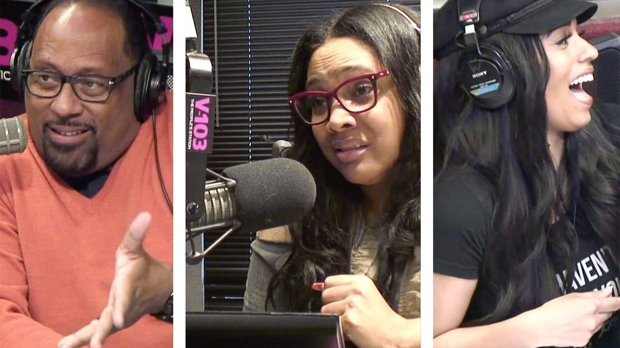 Frank Ski, Monie Love and Melyssa Ford discuss male infidelity in relationships on V-103