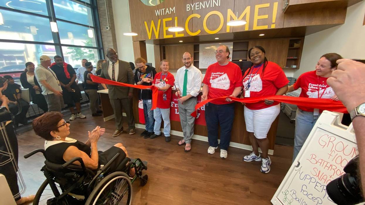 Frankford Library, a cornerstone of the community, reopens after more than 2 years of renovations