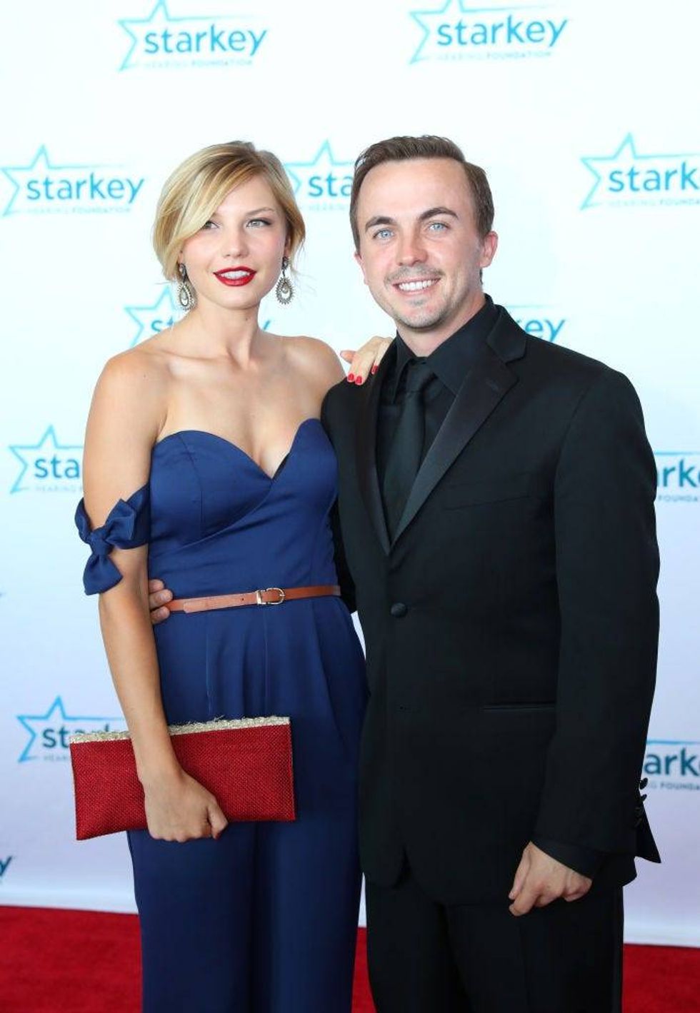 Frankie Muniz and a Paige Price walk the red carpet at the 2017 Starkey Hearing Foundation So the World May Hear Awards Gala at the Saint Paul RiverCentre on July 16, 2017 in St. Paul, Minnesota.